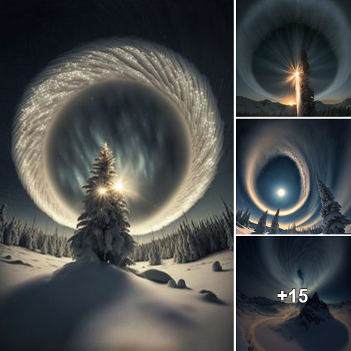 Heavenly Lights: Discovering the Fascinating Mystery of Sun Pillars in Snowy Skies